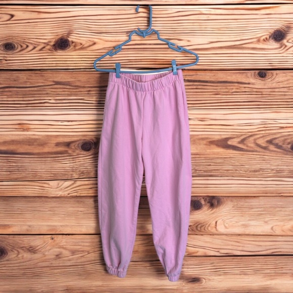 Brandy Melville  Pink Jogger Rosa Sweatpants - Picture 2 of 3
